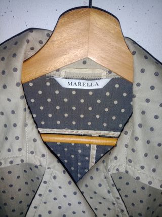 Gabardina corta lunares Marella Talla L