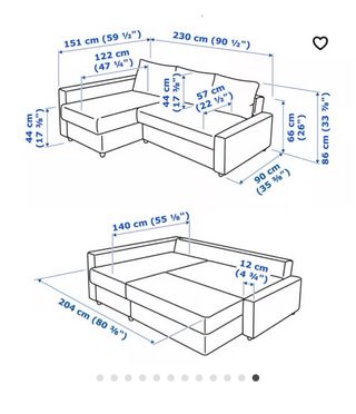 Sofá cama chaise longue gris