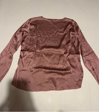 Camisa seda rosa Purificación García talla L
