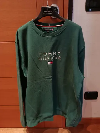 Felpa Tommy Hilfiger XXL Verde