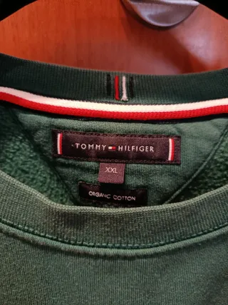 Felpa Tommy Hilfiger XXL Verde