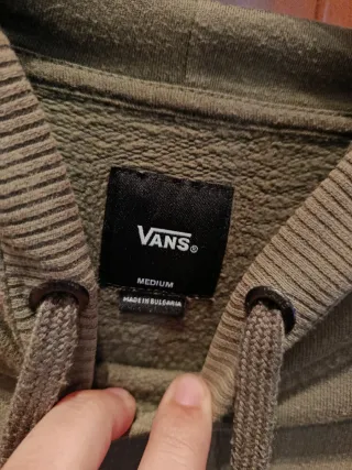 Felpa Vans Verde Oliva Tg M
