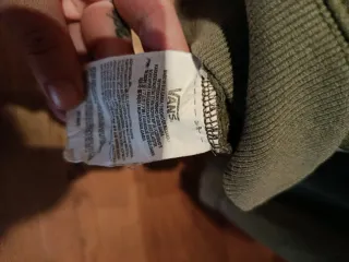 Felpa Vans Verde Oliva Tg M