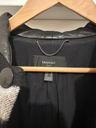 Cappotto donna Mango a quadri taglia S