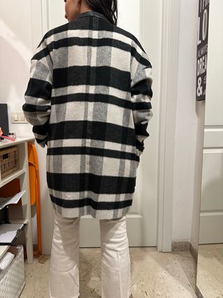 Cappotto donna Mango a quadri taglia S