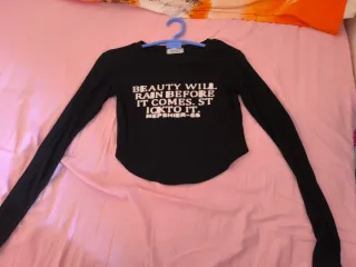 Camiseta Top manga larga