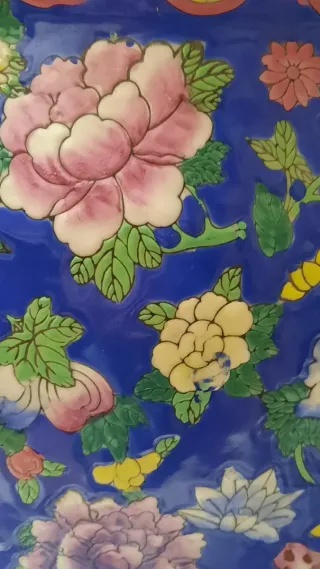 Cachepot Acquario Cinese Porcellana XX Secolo