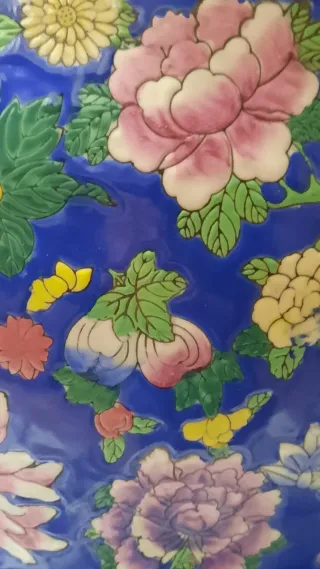 Cachepot Acquario Cinese Porcellana XX Secolo