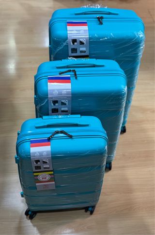 Juego 3 maletas 100% polipropileno