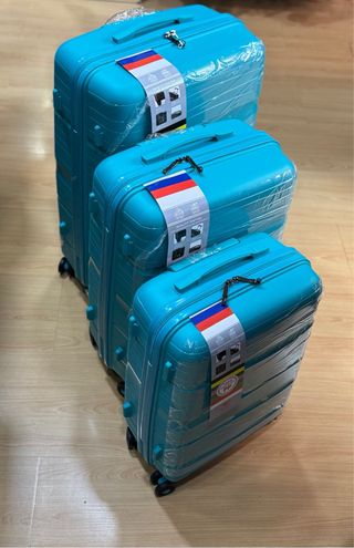 Juego 3 maletas 100% polipropileno