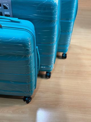 Juego 3 maletas 100% polipropileno