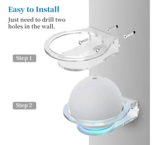 Supporto Echo in acrilico trasparente