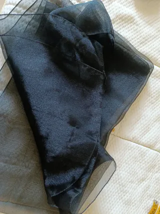 Pañuelo - Fular negro fiesta