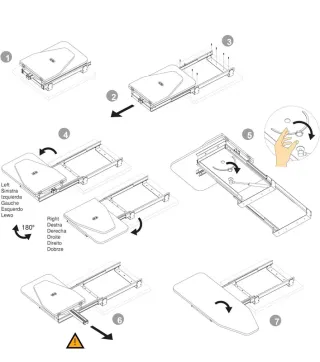 Asse da stiro pieghevole Emuca