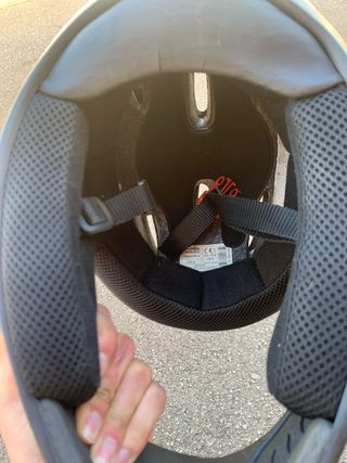 Casco Enduro Bicicleta Negro/Rojo