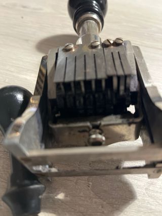 Timbro numeratore + sigillo ceralacca