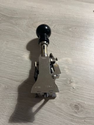 Timbro numeratore + sigillo ceralacca