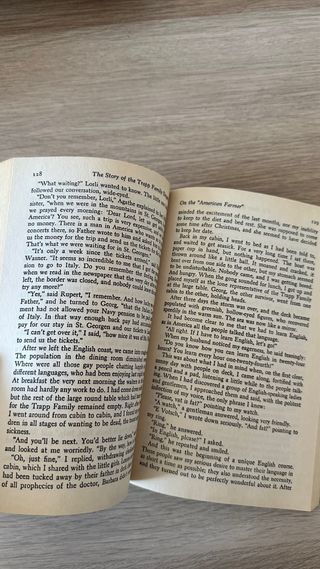 Trapp Family Singers libro original Sound of Music