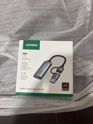 UGREEN Capturadora HDMI 2K 30Hz
