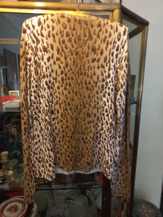 Chaqueta Gerard Darel Leopardo y Abalorios