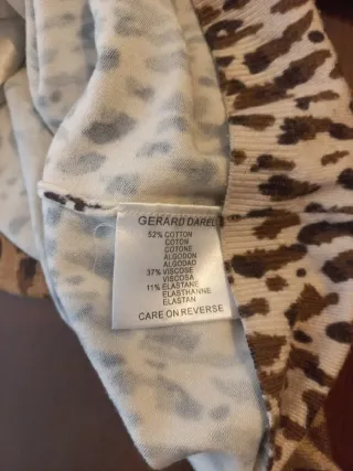Chaqueta Gerard Darel Leopardo y Abalorios