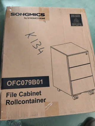 SONGMICS Cajonera metálica