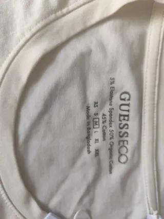 Guess Maglia con Strass Beige Tg M