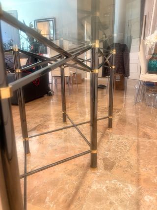 Mesa comedor cristal 183x95cm y grosor 15mm