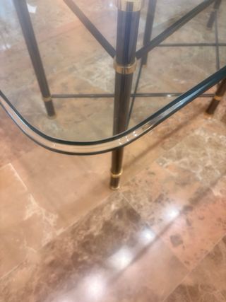 Mesa comedor cristal 183x95cm y grosor 15mm