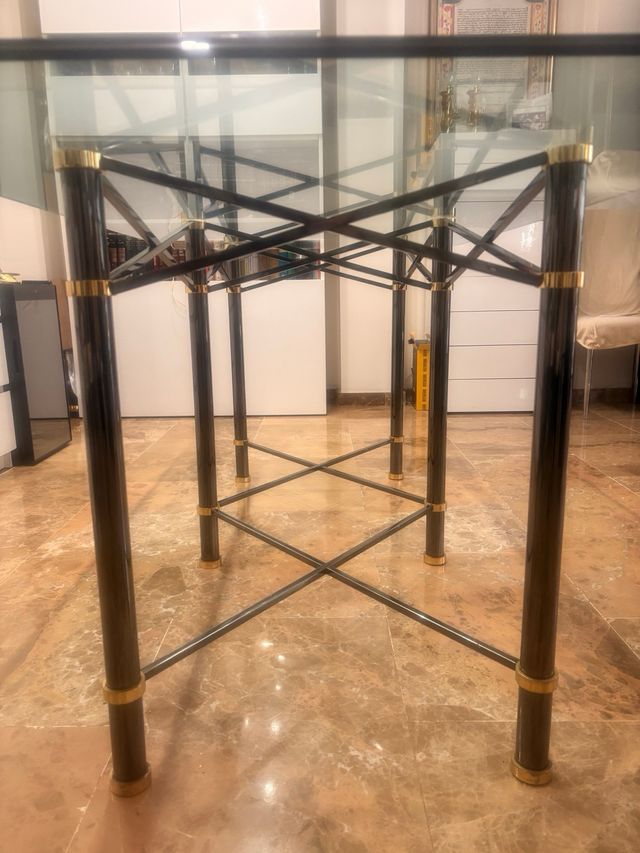 Mesa comedor cristal 183x95cm y grosor 15mm