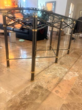 Mesa comedor cristal 183x95cm y grosor 15mm