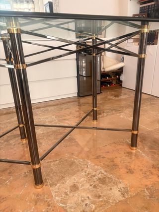 Mesa comedor cristal 183x95cm y grosor 15mm