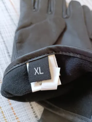 Guantes de piel para caballero talla XL