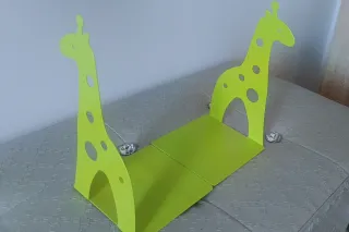 Set 2 Reggilibri Giraffa verdi