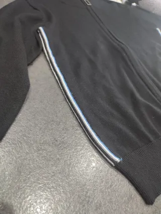 Cardigan nero zip taglia 3/4 anni