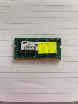 RAM Samsung 256MB PC2700 CL2.5