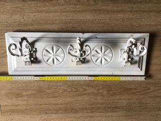 Perchero Vintage Pared Blanco