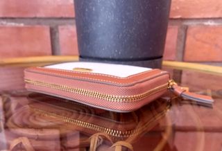 Cartera Mango Mujer Crema y Marrón Nueva