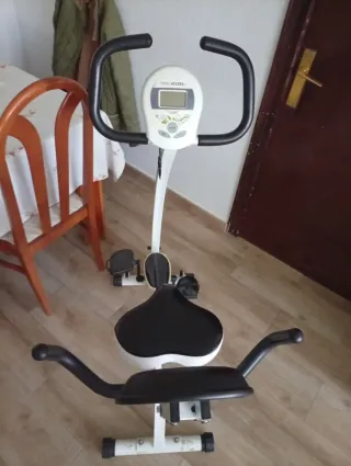 Bicicleta Estática Blanca