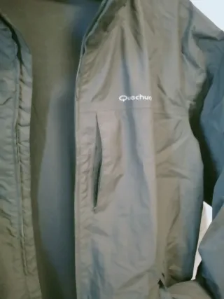 Chubasquero Quechua Hombre Negro XXL