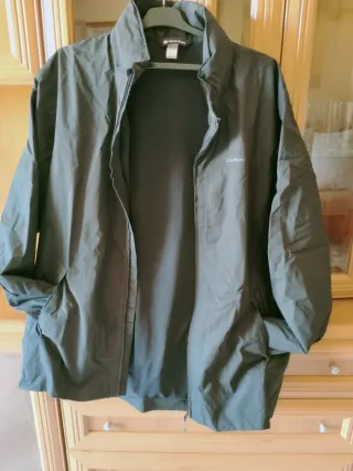 Chubasquero Quechua Hombre Negro XXL