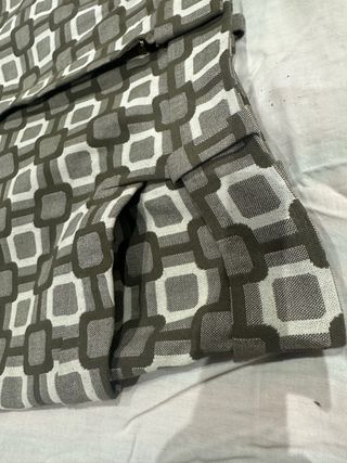 Falda de tubo con estampado geométrico