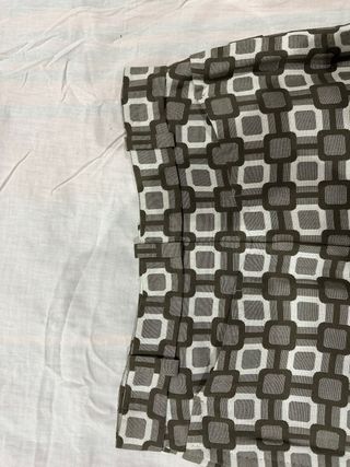 Falda de tubo con estampado geométrico