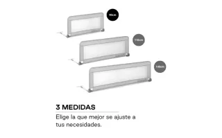 Jané 90cm barrera de cama abatible