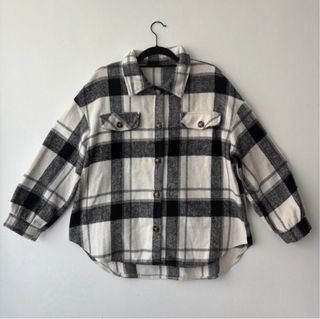 Camisa/Chaqueta Cuadros Botones Talla L