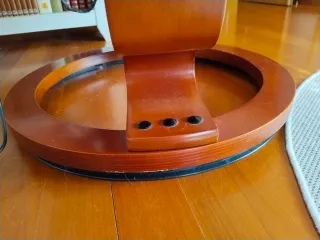 Sillón masaje giratorio piel sintética