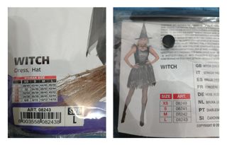 Widmann fantasia de bruxa tam L (200)