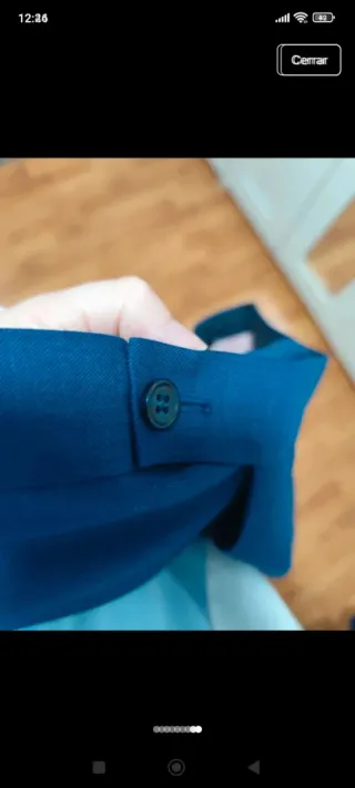 Pantalón de traje Easy Wear Talla 48 Azul