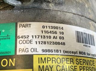 Compresor aire mini 58724 01139014 mini (r50,r53)