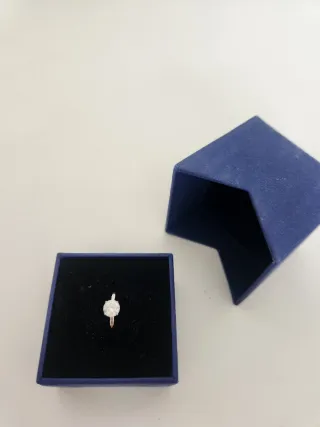 Anillo Swarovski Plata